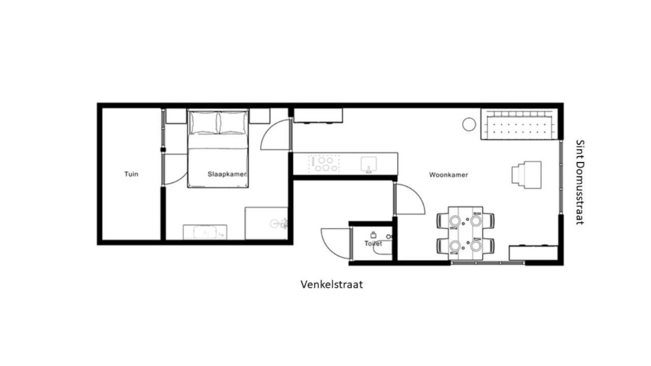 Appartement Pakhuis de Venkel à Zierikzee Extérieur photo